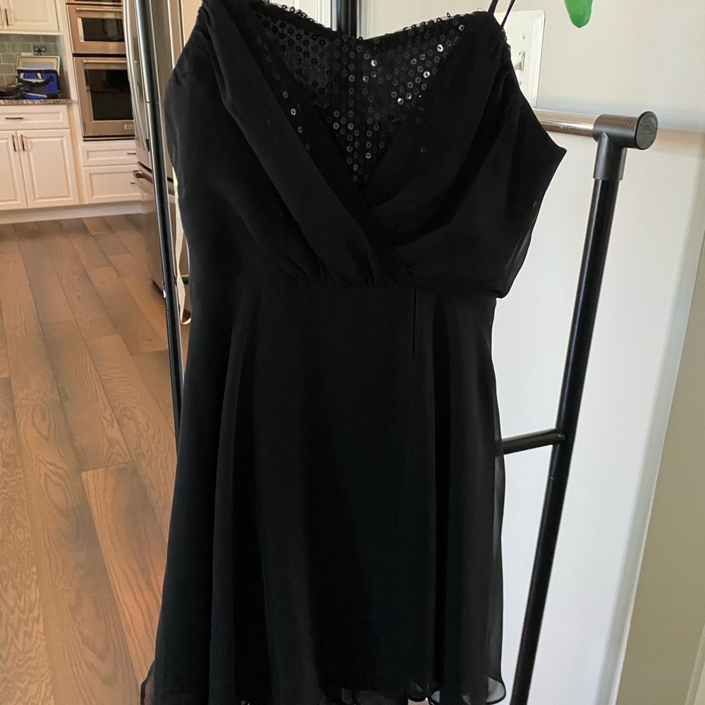 Sequin black dress